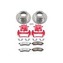 PowerStop Z36 Truck and SUV Ceramic Brake Pad, Drilled & Slotted Rotor, and Cali