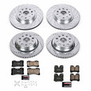 PowerStop Z23 Daily Driver Carbon-Fiber Ceramic Brake Pad and Drilled & Slotted