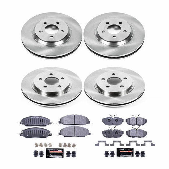 PowerStop Track Day High-Performance Brake Pad and Rotor Kit