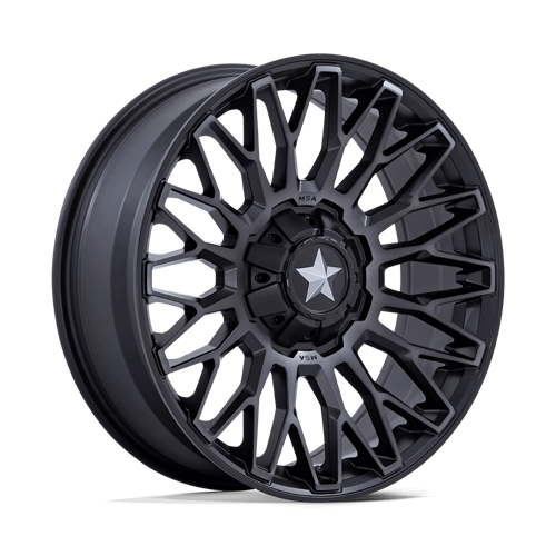 14X7 Msa Offroad Wheels M50 Clubber Black 4X137 4X156 ET10 Wheel Rim