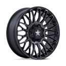 14X7 Msa Offroad Wheels M50 Clubber Black 4X137 4X156 ET10 Wheel Rim
