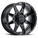 18x9 G-FX TR-12 Gloss Black Milled 8x180 ET12 wheel/rim-1