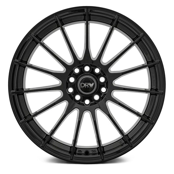 17x7 DRW Tuner D15 Gloss Black 4x108/114.3 ET40 wheel/rim