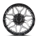 20x9 Lock Off-Road Matrix Gray Black Ring 6x135 6x139.7 6x5.5 ET0 Wheel