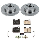 PowerStop OE Stock Replacement Low-Dust Ceramic Brake Pad and Rotor Kit