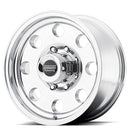 16x8 American Racing Baja Polished Wheel/Rim 8x165.1 16-8 8-165.1 ET0