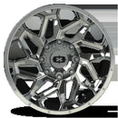 20x10 Vision 361 Spyder Chrome Wheel 8x180 ET-25 CB124.2