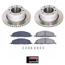 PowerStop Semi-Coated Rotor and Low-Dust Ceramic Brake Pad Kit