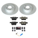 PowerStop Genuine Geomet Coated Rotor and Carbon-Fiber Ceramic Brake Pad Kit