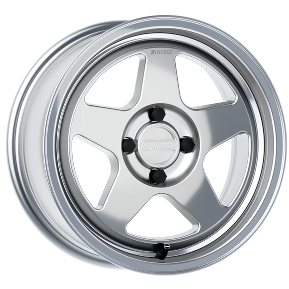 15x7 Kansei K12H KNP Hyper Silver 4x114.3 ET25 CB73.1 Wheel