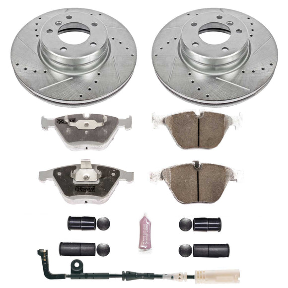 PowerStop Z26 Street Performance Ceramic Brake Pad and Drilled & Slotted Rotor K