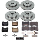 PowerStop OE Stock Replacement Low-Dust Ceramic Brake Pad and Rotor Kit