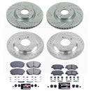 PowerStop Z23 Daily Driver Carbon-Fiber Ceramic Brake Pad and Drilled & Slotted