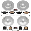 PowerStop Genuine Geomet Coated Rotor and Carbon-Fiber Ceramic Brake Pad Kit