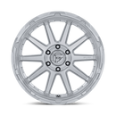 18x9 Fuel Off-Road FC887 Circuit Gloss Silver Machined Face 6x139.7 ET20 Wheel