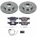 PowerStop OE Stock Replacement Low-Dust Ceramic Brake Pad and Rotor Kit
