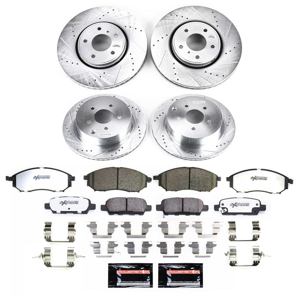 PowerStop Z26 Street Performance Ceramic Brake Pad and Drilled & Slotted Rotor K