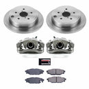 PowerStop OE Stock Replacement Low-Dust Ceramic Brake Pad, Rotor and Caliper Kit