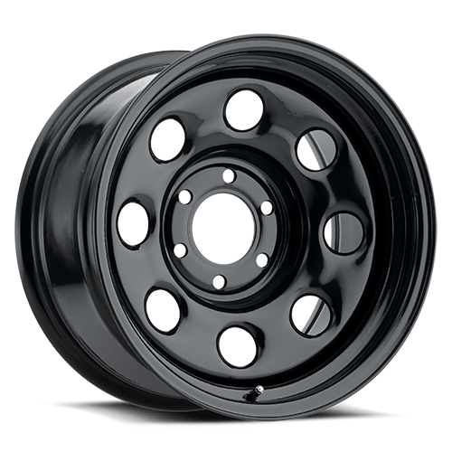17x9 Vision 85 Soft 8 Gloss Black Wheel 6x139.7 ET12 CB108