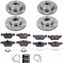 PowerStop OE Stock Replacement Low-Dust Ceramic Brake Pad and Rotor Kit
