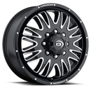 20x8.25 Vision 401 Rival Gloss Black Machined Face 8x200 ET106 CB142.2-1