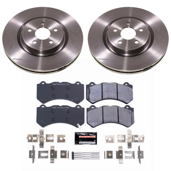 PowerStop Track Day High-Performance Brake Pad and Rotor Kit