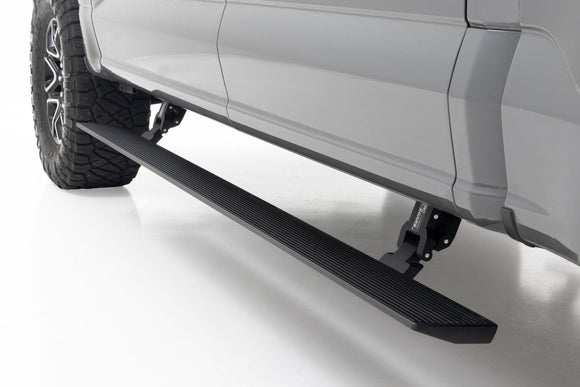 Rough Country Power Running Boards Super Cab For Ford F-150 F-250 F-350 15-23