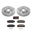 PowerStop Z23 Daily Driver Carbon-Fiber Ceramic Brake Pad and Drilled & Slotted