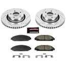 PowerStop Z23 Daily Driver Carbon-Fiber Ceramic Brake Pad and Drilled & Slotted