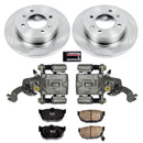 PowerStop OE Stock Replacement Low-Dust Ceramic Brake Pad, Rotor and Caliper Kit