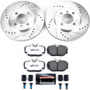 PowerStop Z36 Carbon-Fiber Ceramic Brake Pad with Drilled and Slotted Rotor Kit