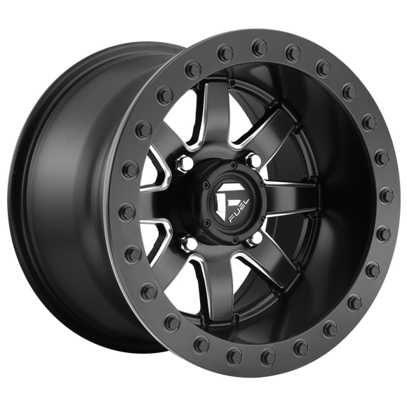 15X10 Fuel UTV D928 Maverick Beadlock Matte Black 4X156 ET0 wheel/rim