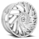 28x9.5 Azara AZA-505 Chrome 6x135/139.7 ET25 wheel/rim-1