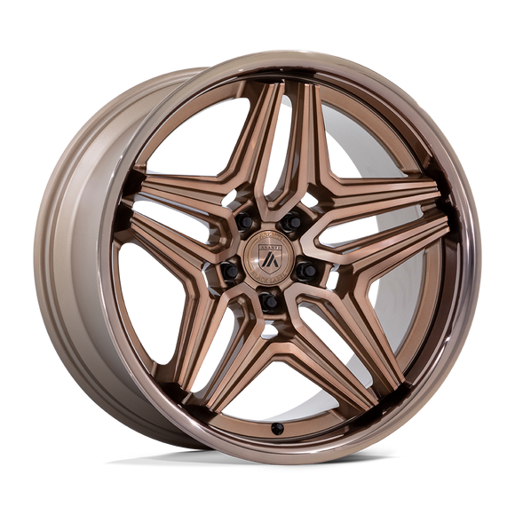 22X9 Asanti Black ABL-46 Duke Platinum Bronze 5X120 ET15 Wheel Rim