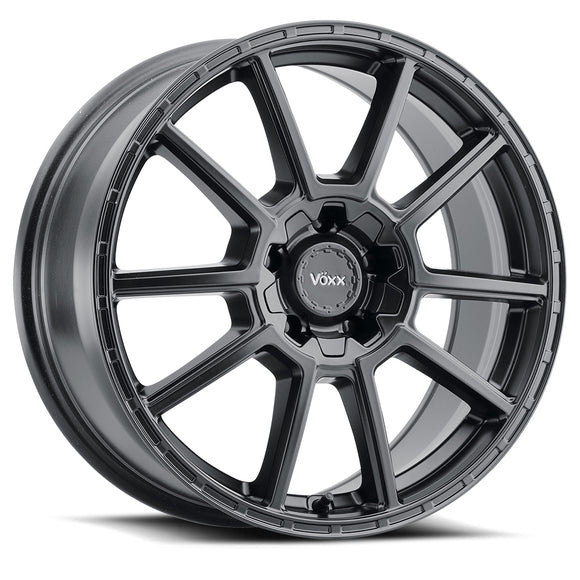 17x7.5 Voxx Monte Matte Black 5x100/114.3 ET20 wheel/rim