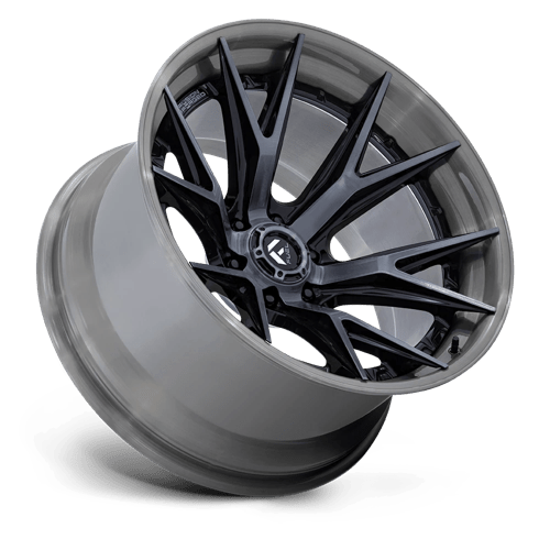 22x10 Fuel Off-Road FC402 Catalyst Gloss Black Gray Tint 6x139.7 ET-18 Wheel
