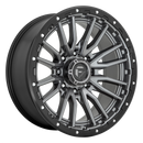 17x9 Fuel Off-Road D680 Rebel Matte Gun Metal Black Bead Ring 5x127 ET1 Wheel
