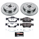 PowerStop Z36 Carbon-Fiber Ceramic Brake Pad with Drilled and Slotted Rotor Kit