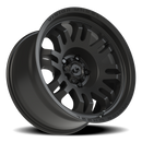 18x9.5 Vision 409 Inferno Satin Black 5x5 (5x127) ET-18 wheel/rim