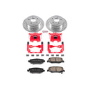 PowerStop Z23 Daily Driver Carbon-Fiber Ceramic Pads Drilled & Slotted Rotor & C