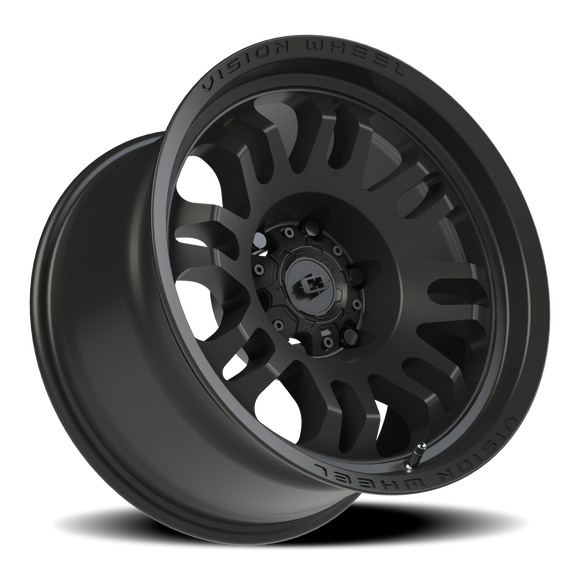 17x9.5 Vision 409 Inferno Satin Black 6x5.5 (6x139.7) ET-18 wheel/rim