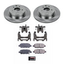 PowerStop OE Stock Replacement Low-Dust Ceramic Brake Pad, Rotor and Caliper Kit