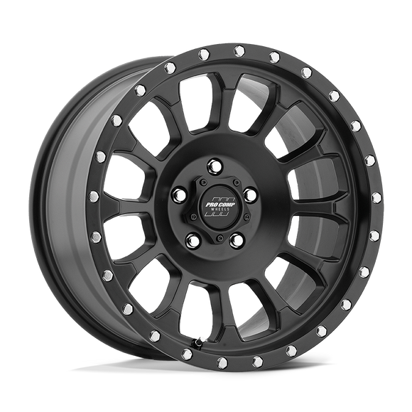 17X8 Pro Comp PA34 Rockwell Satin Black 6X135 ET0 Wheel Rim
