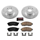 PowerStop Z23 Daily Driver Carbon-Fiber Ceramic Brake Pad and Drilled & Slotted