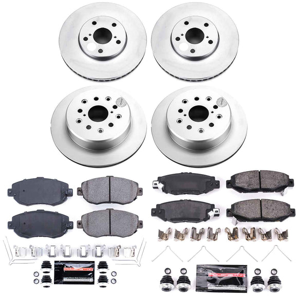 PowerStop Z23 Daily Driver Premium Carbon-Fiber Ceramic Brake Pad and Fully Coat