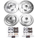 PowerStop Z26 Street Performance Ceramic Brake Pad and Drilled & Slotted Rotor K