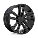 22X9.5 DUB S256 FLEX Gloss Black 6X135 ET30 wheel/rim