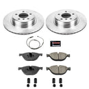 PowerStop OE Stock Replacement Low-Dust Ceramic Brake Pad and Rotor Kit
