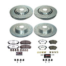 PowerStop Z36 Carbon-Fiber Ceramic Brake Pad with Drilled and Slotted Rotor Kit