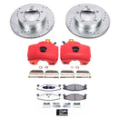 PowerStop Z36 Truck and SUV Ceramic Brake Pad, Drilled & Slotted Rotor, and Cali